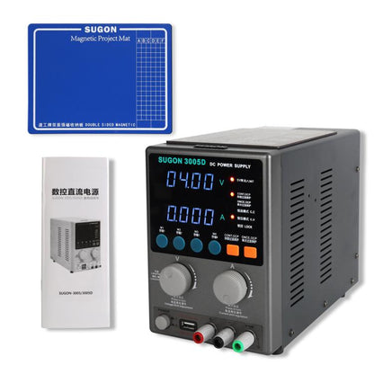 SUGON 3005D 4 Digital Display Power Supply Meter High Power Regulated Power Supply, EU Plug, US Plug