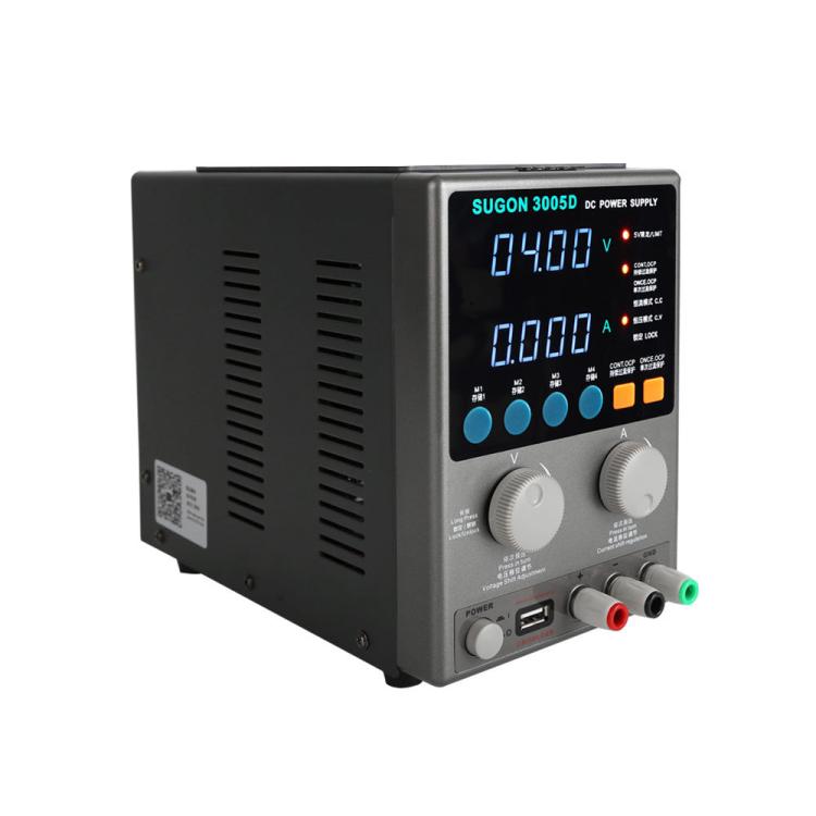 SUGON 3005D 4 Digital Display Power Supply Meter High Power Regulated Power Supply, EU Plug, US Plug