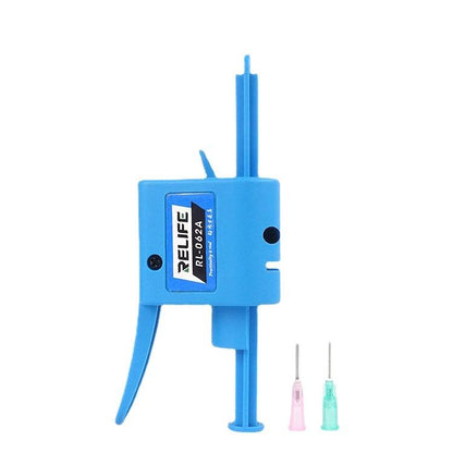 Manual Glue Tapper Cell Phone Repair Motherboard Soldering Oil Syringe Booster Tin Paste Syringe Pusher, RELIFE RL-062A 10CC, RELIFE RL-062B 30CC, RELIFE RL-062C 3-5CC, RELIFE RL-062D 5-10CC