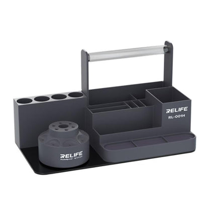 RELIFE RL-001H Rotary Organizer Cell Phone Repair Tool Parts Screwdriver Storage Rack