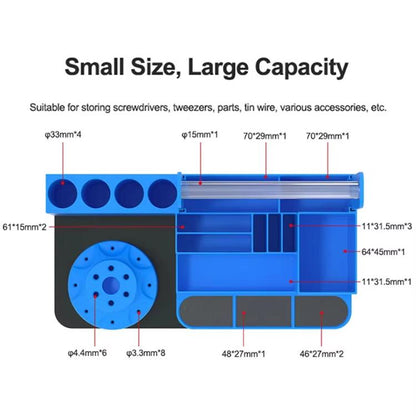 RELIFE RL-001H Rotary Organizer Cell Phone Repair Tool Parts Screwdriver Storage Rack