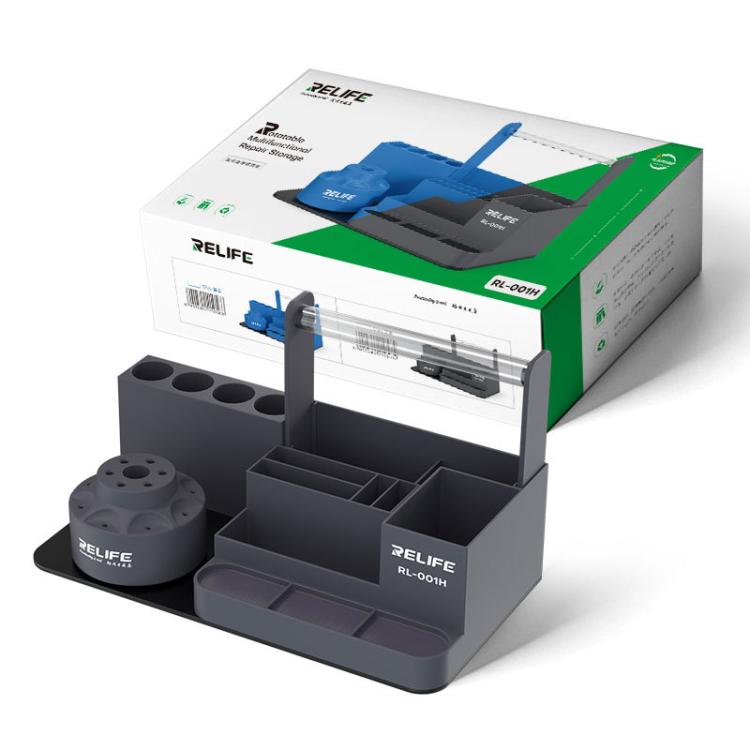 RELIFE RL-001H Rotary Organizer Cell Phone Repair Tool Parts Screwdriver Storage Rack