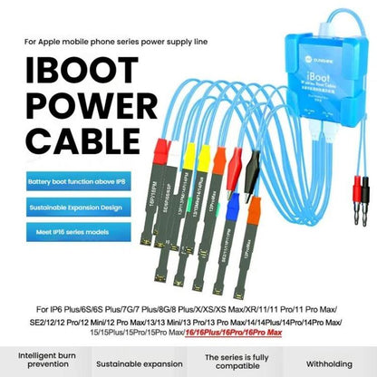 For iPhone Battery Power Supply Test Boot Cable Cell Phone Repair Boot Control Line, SUNSHINE iBoot A