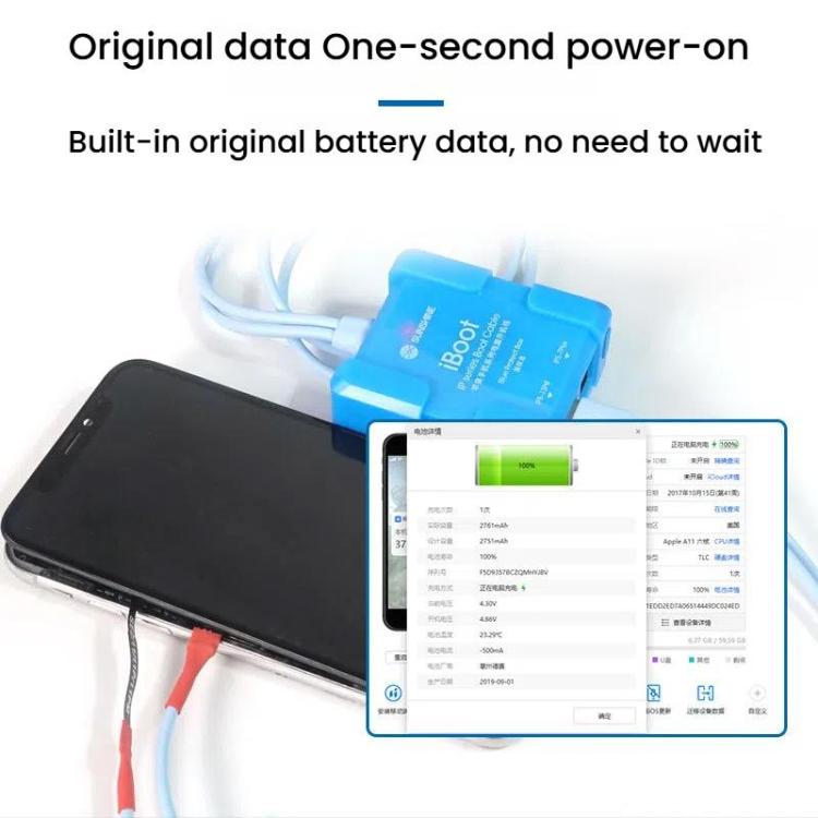 For iPhone Battery Power Supply Test Boot Cable Cell Phone Repair Boot Control Line, SUNSHINE iBoot A