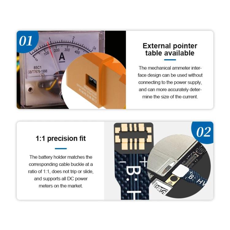 For iPhone Android Power Cable Mobile Phone Repair Tool Battery Power Test Boot Cable, SUNSHINE iBoot D