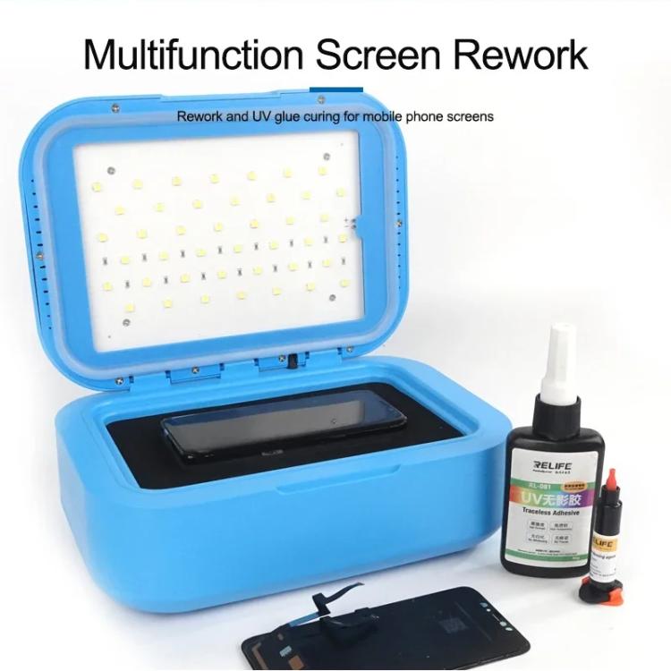 SUNSHINE S-918B Plus UV Curing Box Mobile Phone LCD Screen OCA Bonding Vacuum Laminated Machine