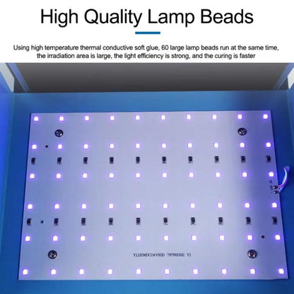 SUNSHINE S-918B UV Curing Filming Box LED High-Power UV Mobile Phone Curved Screen Optical Shadowless Glue Repair Tool