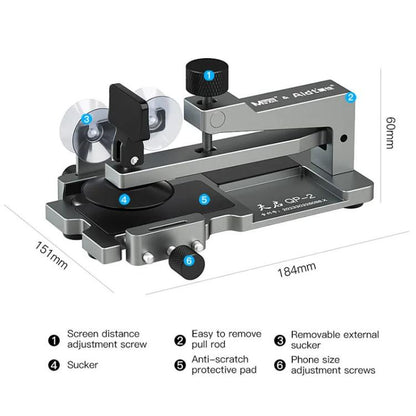 Cell Phone Screen Separator Heatless Screen Removal Tool Suction Cup Up Screen Remover, QP-2 Screen Separator