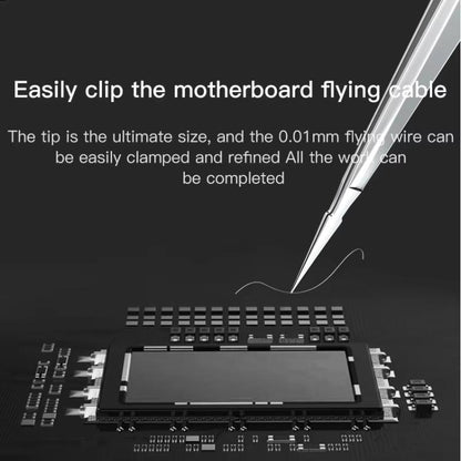 MaAnt Hand-Polished Non-Magnetic Stainless Steel Tweezers, A, K