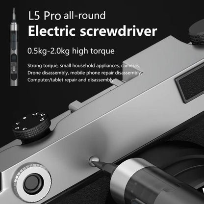 Multi-Function Small Electric Screwdriver Set For Mobile Phone Repair, MaAnt L5Pro With 24 Batches, MaAnt L5 With 12 Batches