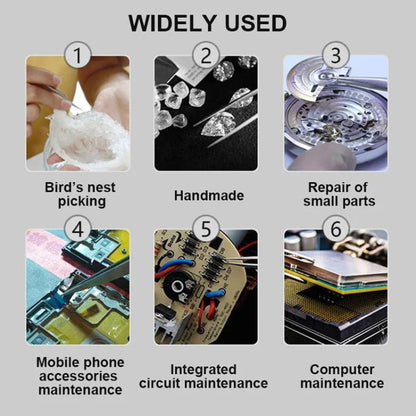 Non-magnetic Stainless Steel Tweezers, MaAnt SS-A, MaAnt SS-A1