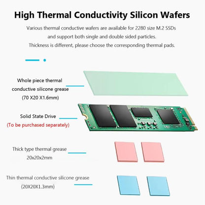For PS5 Slim / Pro FinalCool M.2 2280 NVME SSD Radiator Integrated Aluminum Alloy Heatsink, M.2 2280 NVME SSD Radiator