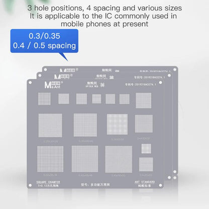 High Temperature 0.3/0.35/0.4/0.5 Pitch Square Hole Round Corner Multi-purpose Wire Mesh, Multifunctional Universal Net