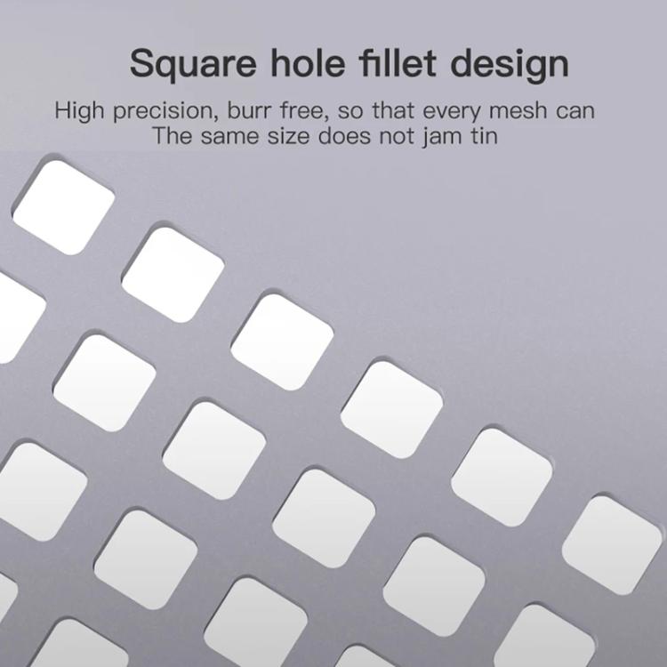 High Temperature 0.3/0.35/0.4/0.5 Pitch Square Hole Round Corner Multi-purpose Wire Mesh, Multifunctional Universal Net