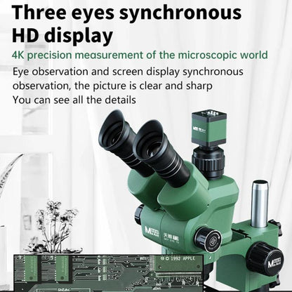 Trinocular Stereo Microscope Optical Cell Phone Repair HD Electronic Circuit Board Microscope, MaAnt T3