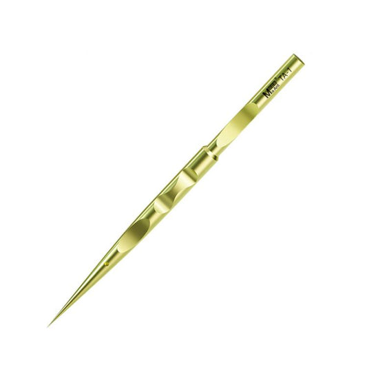 MaAnt Titanium Tweezers Antistatic Small Clip Bird Nest Hair Picking Pink Prick Clip Repair Tool, Straight, Curve