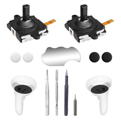 For Meta Quest 2 Repair Tool Set Handle Joystick Replacement Parts