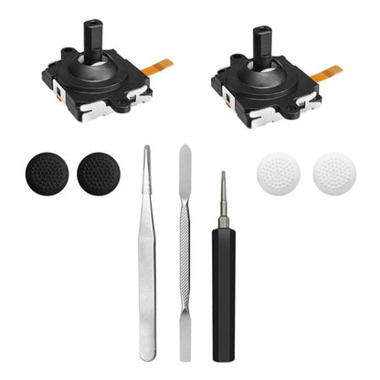 For Meta Quest 2 Repair Tool Set Handle Joystick Replacement Parts, 5 In 1, 14 In 1 C Type, 13 In 1, 14 In 1 B Type, 12 In 1, 10 In 1 A Type, 10 In 1 B Type, 14 In 1 4pcs Joystick Type, 14 In 1 A Type