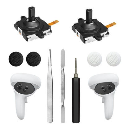 For Meta Quest 2 Repair Tool Set Handle Joystick Replacement Parts