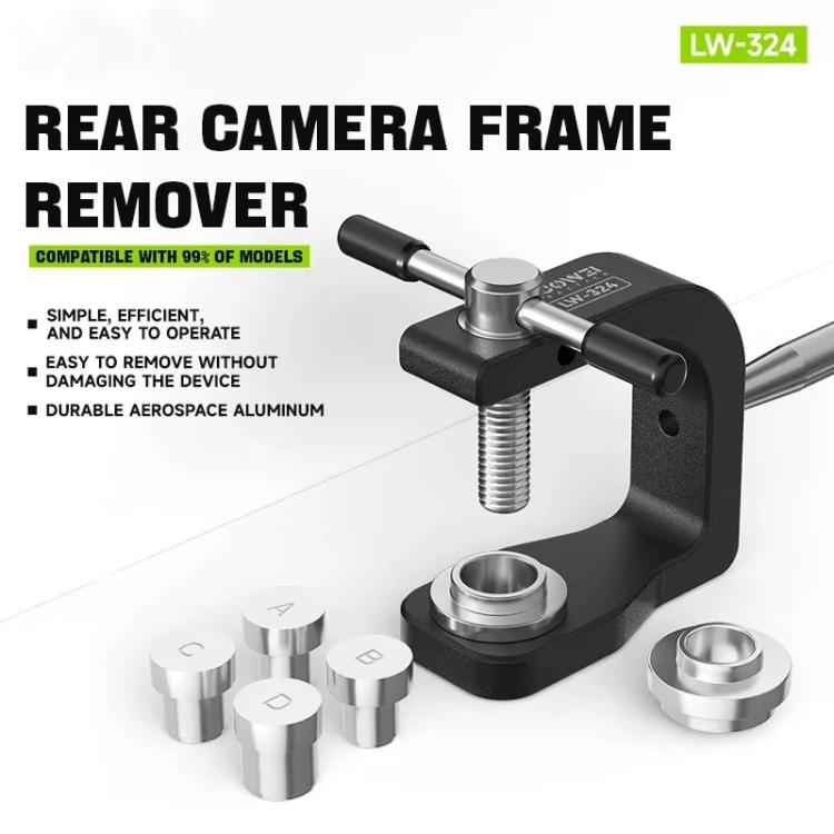 Camera Frame Remover Remove Cell Phone Rear Camera Without Grinding Damage, LW-324