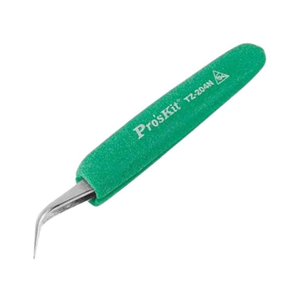 Anti-Static Non-Slip Soft Grip Stainless Steel Tweezers, ProsKit TZ-202N, ProsKit TZ-204N, ProsKit TZ-212N