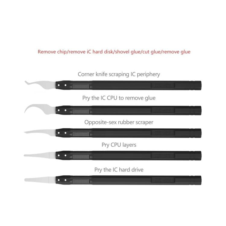 Cell Phone Repair Rework Blade Pry Knife Motherboard Scraping Cutting Degumming Tool, M075