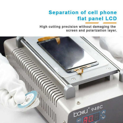 200m/329ft Carbon Steel Screen Separator Cutting Wire for Smartphone & Tablet LCD Screen Repair, BAKU 0.03mm, BAKU 0.04mm, BAKU 0.05mm, BAKU 0.06mm, BAKU 0.08mm