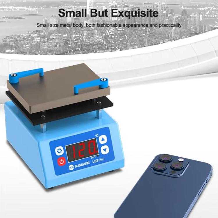 Mobile Phone Repair Non-Standard Motherboard Heating Table Supports Layered Bonding Tin Plating Degumming, EU Plug, LS2 MINI