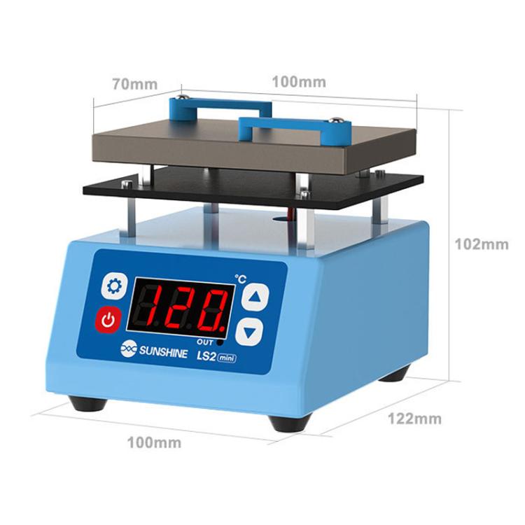 Mobile Phone Repair Non-Standard Motherboard Heating Table Supports Layered Bonding Tin Plating Degumming, EU Plug, LS2 MINI