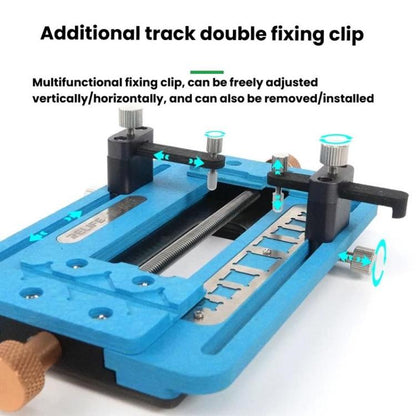 Motherboard Repair Fixture Dot Matrix Face CPU Hard Drive IC Type Adhesive Removal Dual Track Fixture, SS-601F