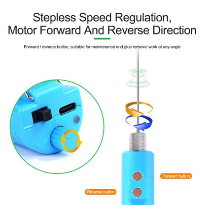 Wireless Speed Control Integrated Glue Removal Machine Cutting Machine Screen OCA Glue Removal, RL-056F