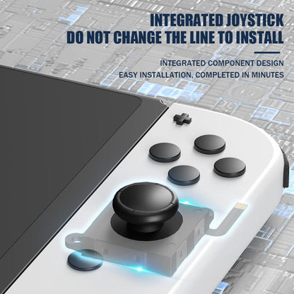 Hall Effect Joystick for Nintendo Switch/OLED/Lite Joy-Con Electromagnetic Analog Stick with No Drift, Black, Set 1, Set 2