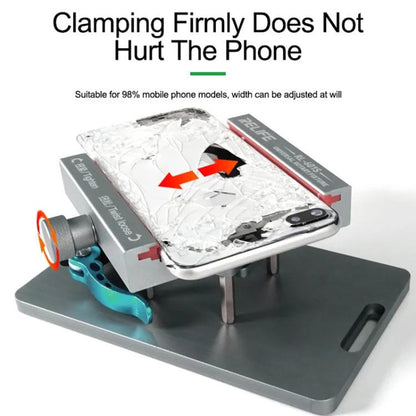 Mobile Phone Repair Screen Mainboard Removing Back Cover Glass Fixed Rotating Fixture, RL-601S