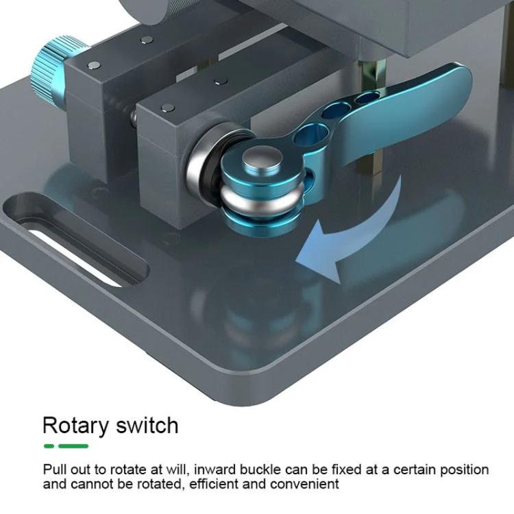 Mobile Phone Repair Screen Mainboard Removing Back Cover Glass Fixed Rotating Fixture, RL-601S