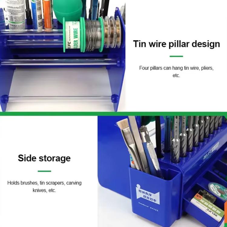 RELIFE RL-001G Desktop Screwdriver Display Rack Repair Tool Storage Rack, RL-001G