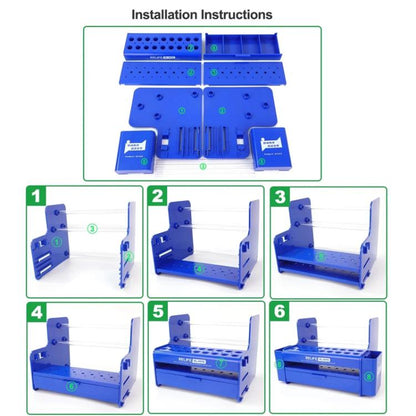 RELIFE RL-001G Desktop Screwdriver Display Rack Repair Tool Storage Rack, RL-001G