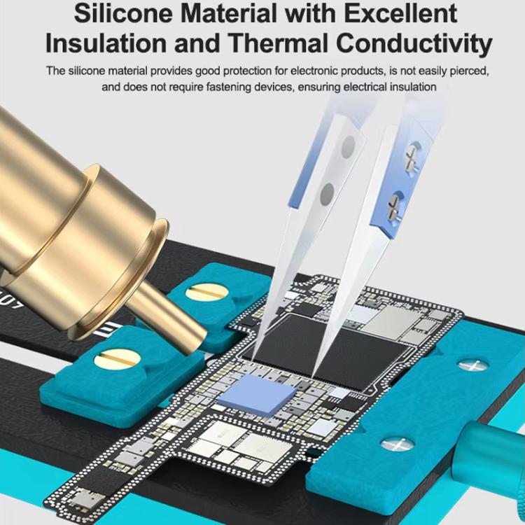 100pcs /Box Soft Compressible Insulating Thermal Silicone Sheet For Various Electronic Devices Components