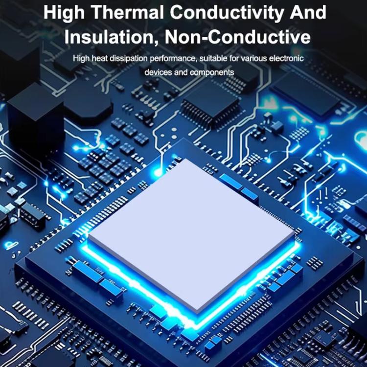 100pcs /Box Soft Compressible Insulating Thermal Silicone Sheet For Various Electronic Devices Components