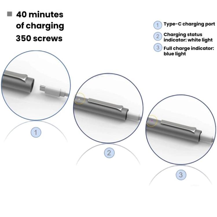 CREATIONSPACE CS0802A 42pcs Mini Electric Rechargeable Screwdriver Set