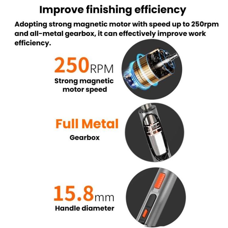 CREATIONSPACE CS0706A Rechargeable Electric Precision Screwdriver Set