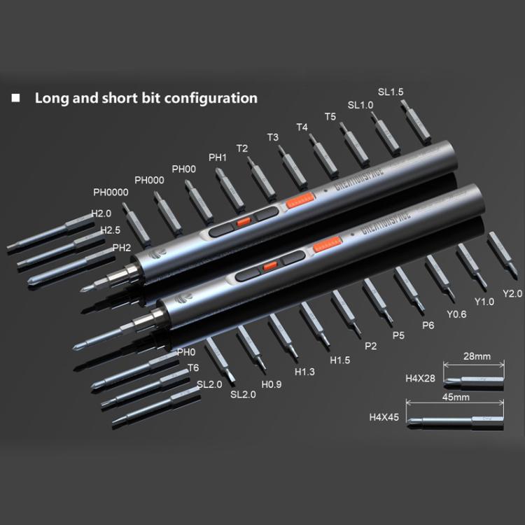 CREATIONSPACE CS0701A 29pcs High-Torque Mini Electric Screwdriver Set