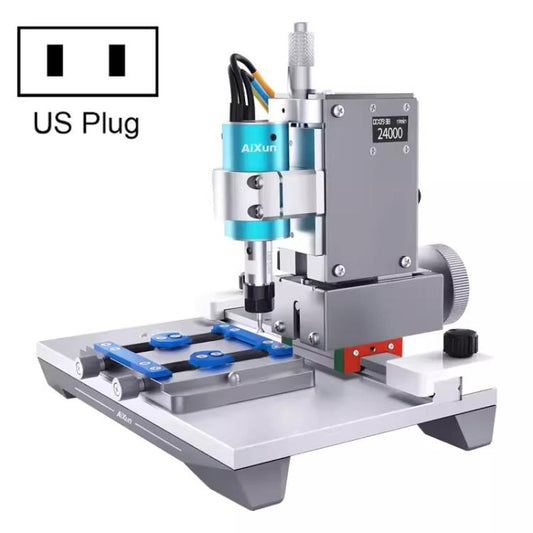 AiXun 2nd Generation Intelligent BGA Chip Polisher Phone Motherboard Automatic Repair Screen IC Degumming Machine, US Plug, EU Plug