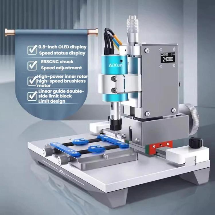 AiXun 2nd Generation Intelligent BGA Chip Polisher Phone Motherboard Automatic Repair Screen IC Degumming Machine
