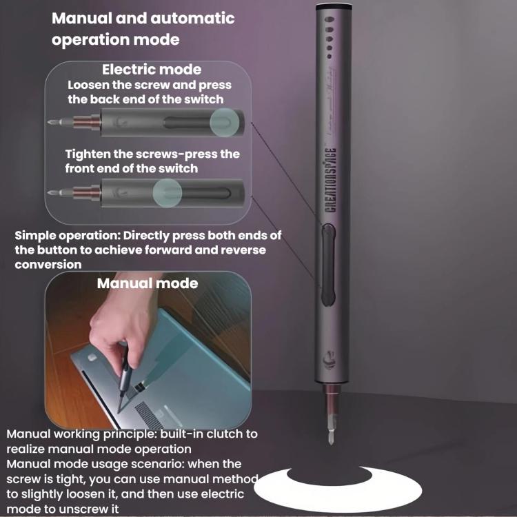 31pcs Mini Rechargeable Electric Screwdriver Set