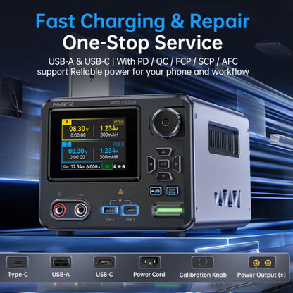 FNIRSI IPS3608 CNC DC Adjustable Regulated Power Supply High-Power Upper Computer