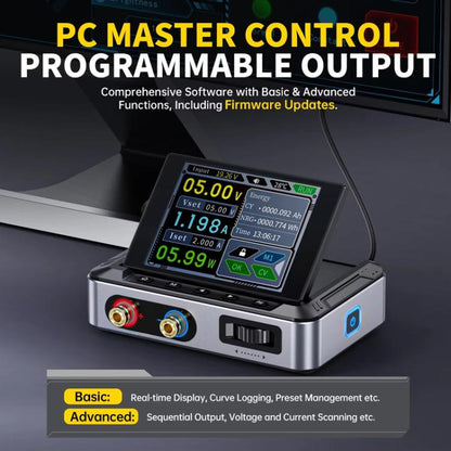 FNIRSI DPS-150 CNC DC Adjustable Regulated Power Supply High-Power Portable Power Supply Upper Computer