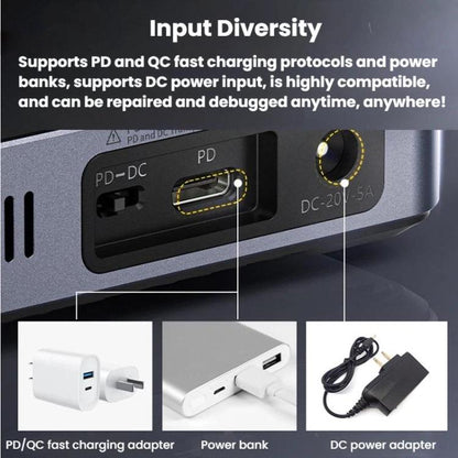 FNIRSI DPS-150 CNC DC Adjustable Regulated Power Supply High-Power Portable Power Supply Upper Computer