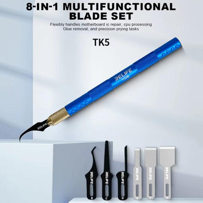 Multi-functional Mobile Phone Repair Blade Set Pry IC Chip CPU Layers Scrape Edge Rubber Degumming Tool