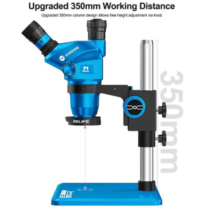 SUNSHINE 71 Ultra-B11 Cell Phone Repair Trinocular Microscope Staggered / Continuous Zoom HD Microscope