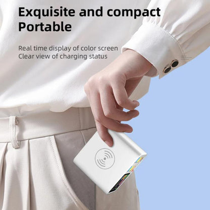 TENSAI 65W 8-Port USB Charging Station With 1.8-Inch LCD Display & 15W Wireless Charger